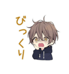 ちびパーカーくんの昆虫採集（個別スタンプ：11）