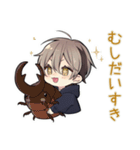 ちびパーカーくんの昆虫採集（個別スタンプ：13）