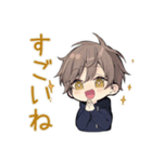 ちびパーカーくんの昆虫採集（個別スタンプ：16）