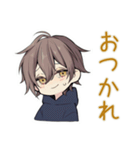 ちびパーカーくんの昆虫採集（個別スタンプ：21）