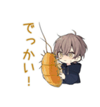 ちびパーカーくんの昆虫採集（個別スタンプ：39）