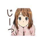 ふつうの女の子の毎日挨拶（個別スタンプ：38）