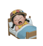 黄色のぽっちゃり少女 (NT)（個別スタンプ：16）