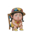 黄色のぽっちゃり少女 (NT)（個別スタンプ：39）