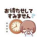 敬語で挨拶★ぶちゃこの日常(再販)（個別スタンプ：24）