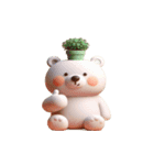 植物クマは日向ぼっこ中（個別スタンプ：20）