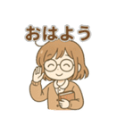 本好き女子のための文芸部・読書部スタンプ（個別スタンプ：1）