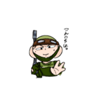 軍人さんスタンプ（個別スタンプ：2）