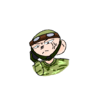 軍人さんスタンプ（個別スタンプ：14）