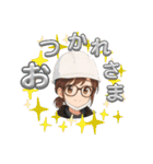 交通誘導あべちゃんの仲間たち（個別スタンプ：9）