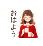 やさしい妻の毎日挨拶♡家族用（個別スタンプ：2）