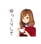 やさしい妻の毎日挨拶♡家族用（個別スタンプ：27）