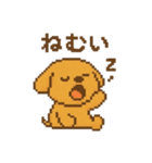 ピクセル犬の日常（個別スタンプ：6）