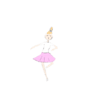 おどる女の子（個別スタンプ：2）