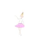 おどる女の子（個別スタンプ：7）