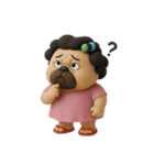 怒りっぽいブルドッグママ (NT)（個別スタンプ：9）