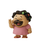 怒りっぽいブルドッグママ (NT)（個別スタンプ：12）