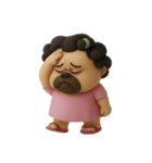 怒りっぽいブルドッグママ (NT)（個別スタンプ：14）