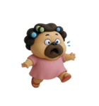 怒りっぽいブルドッグママ (NT)（個別スタンプ：19）