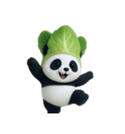 野菜頭のパンダ (NT)（個別スタンプ：5）