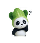 野菜頭のパンダ (NT)（個別スタンプ：13）