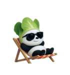 野菜頭のパンダ (NT)（個別スタンプ：20）