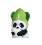 野菜頭のパンダ (NT)（個別スタンプ：25）