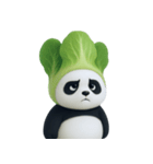野菜頭のパンダ (NT)（個別スタンプ：34）