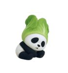 野菜頭のパンダ (NT)（個別スタンプ：36）