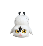白い魔法のフクロウ (NT)（個別スタンプ：2）