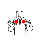 全力うさぎ大好き編（個別スタンプ：40）