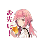 おうちでほっこり★ふんわりかわいい女の子（個別スタンプ：28）