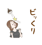 淡いレトロ女子ぃず4【ダジャレ】（個別スタンプ：25）