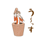 淡いレトロ女子ぃず4【ダジャレ】（個別スタンプ：30）