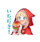 赤ずきんの森★ソロキャンプ（個別スタンプ：21）