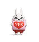 デカ動く 3D擦れうさぎ3（個別スタンプ：5）