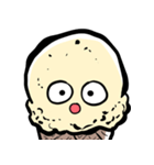 バニラアイスの表情（個別スタンプ：4）