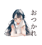 巫女さんの毎日ご挨拶スタンプ（個別スタンプ：12）
