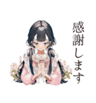 巫女さんの毎日ご挨拶スタンプ（個別スタンプ：25）
