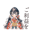 巫女さんの毎日ご挨拶スタンプ（個別スタンプ：34）