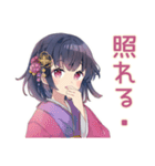 ふんわり女子中学生★浴衣でお祭り（個別スタンプ：29）
