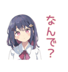 ふんわり女子中学生★浴衣でお祭り（個別スタンプ：30）