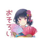 ふんわり女子中学生★浴衣でお祭り（個別スタンプ：31）