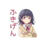 ふんわり女子中学生★浴衣でお祭り（個別スタンプ：35）