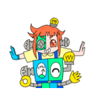 仲良しロボットのLINEスタンプ2（個別スタンプ：9）