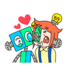 仲良しロボットのLINEスタンプ2（個別スタンプ：14）