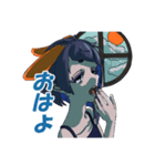 アオウミウシちゃんLINEスタンプ（個別スタンプ：6）