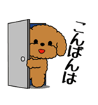 飛び出す！いつでも使えるトイプー（個別スタンプ：4）
