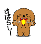 飛び出す！いつでも使えるトイプー（個別スタンプ：14）