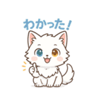 ツンねこのマイ6 毎日使えるネコのスタンプ（個別スタンプ：6）